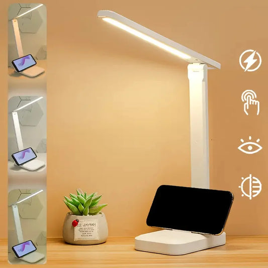 Foldable LED Desk Lamp – Adjustable Touch Night Light